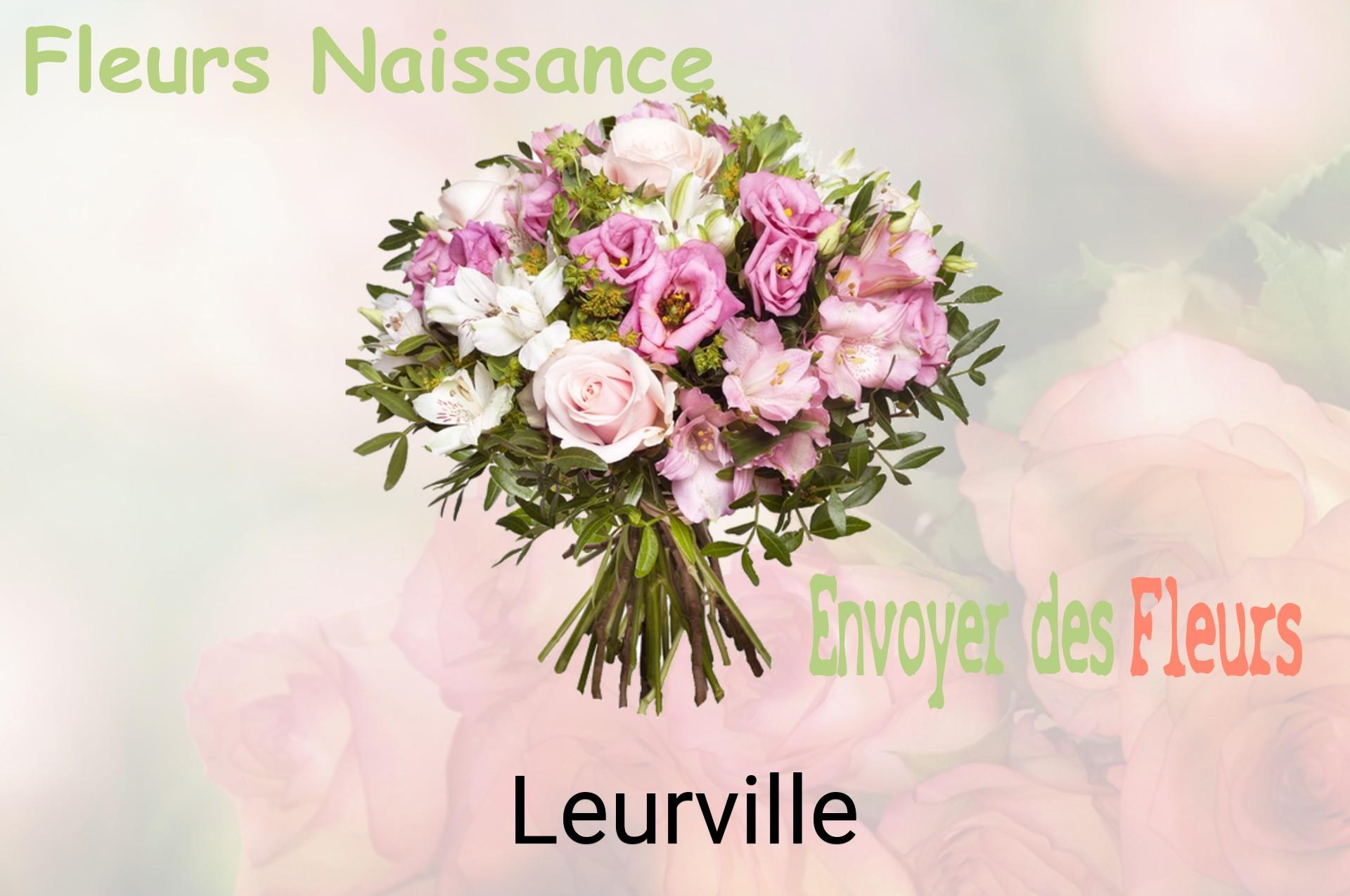 Bouquet de fleurs de naissance livré à Leurville